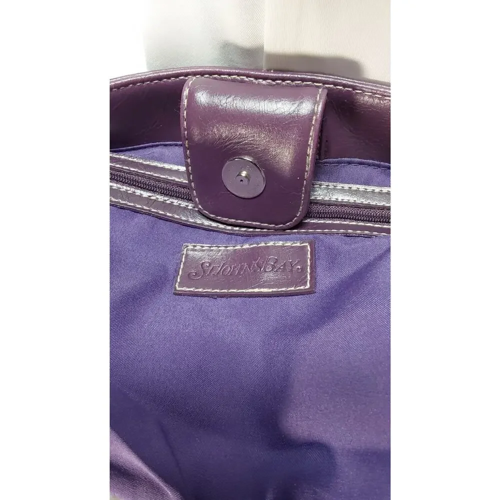 St Johns Bay Purple Buckle Handbag